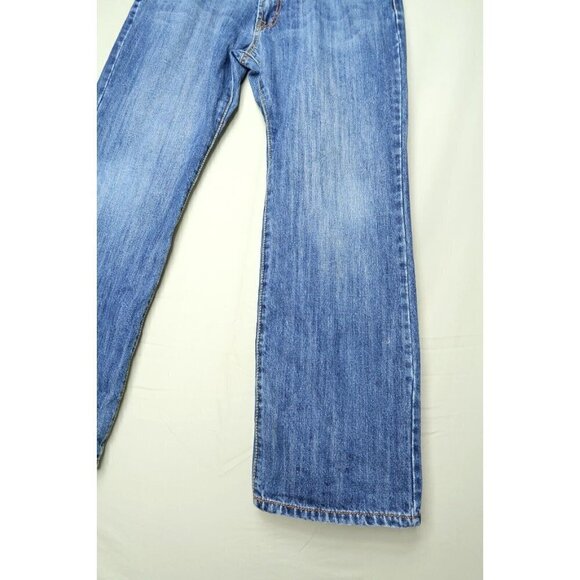 Oleg Cassini American Dungarees Straight Blue Jeans Dark Wash Mens Size 34x29.5 - Picture 5 of 13
